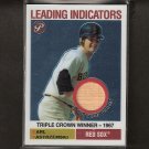 CARL YASTRZEMSKI - 2005 Topps Pristine Legends Game-Used BAT- Red Sox
