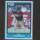 ROBERT ALCOMBRACK - 2007 Bowman Chrome REFRACTOR Rookie - Indians