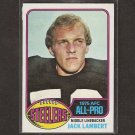 JACK LAMBERT - 1976 Topps Rookie Card - Pittsburgh Steelers JACK LAMBERT - 1976 Topps Rookie Card - Pittsburgh Steelers