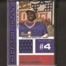 MIKE WILLIAMS 2002 Bowman Draft JERSEY Relic RC - NY Giants MIKE WILLIAMS 2002 Bowman Draft JERSEY Relic RC - NY Giants