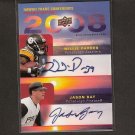 JASON BAY & WILLIE PARKER - 2008 Upper Deck Hawaii Trade Show - Dual Autograph - Steelers & Pirates