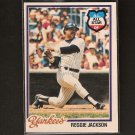 REGGIE JACKSON 1978 O-Pee-Chee - NY Yankees & California Angels REGGIE JACKSON 1978 O-Pee-Chee - NY Yankees & California Angels