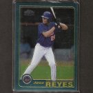 JOSE REYES - 2001 Topps Chrome Traded ROOKIE - NY Mets JOSE REYES - 2001 Topps Chrome Traded ROOKIE - NY Mets