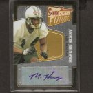 MARCUS HENRY - 2008 Bowman AUTOGRAPH RC - NY Jets & Kansas Jayhawks