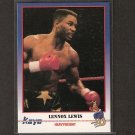 LENNOX LEWIS - 1991 Kayo Boxing ROOKIE - Crayford, England