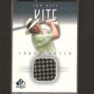 TOM KITE - 2001 SP Authentic Golf - PGA Tour Shirt Swatch TOM KITE - 2001 SP Authentic Golf - PGA Tour Shirt Swatch