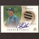CHRIS DiMARCO- 2002 SP Game Used Golf - PGA Front 9 Shirt AUTOGRAPH