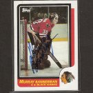 MURRAY BANNERMAN - Chicago Blackhawks - 1986-87 Topps AUTOGRAPH MURRAY BANNERMAN - Chicago Blackhawks - 1986-87 Topps AUTOGRAPH