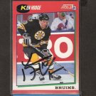 KEN HODGE, JR. - Boston Bruins & Tampa Bay Lightning - 1991-92 Score AUTOGRAPH