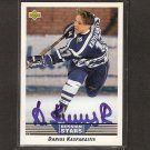 DARIUS KASPARAITIS - Islanders, Penguins & Rangers - 1992-93 Upper Deck AUTOGRAPH Rookie
