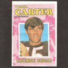 VIRGIL CARTER 1971 Topps Football Mini Poster - Cincinnati Bengals & BYU