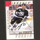 MICK VUKOTA - 1997-98 Be A Player AUTOGRAPH - Lightning & NY Islanders