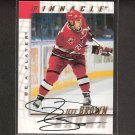 JEFF BROWN - 1997-98 Be A Player AUTOGRAPH - Hurricanes, Maple Leafs, Blues, Canucks & Nordiques