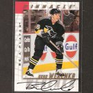 BRAD WERENKA  - 1997-98 Be A Player AUTOGRAPH - Penguins, Flames, Oilers & Northern Michigan