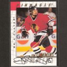 JIM CUMMINS - 1997-98 Be A Player AUTOGRAPH - Blackhawks, Red Wings & Michigan State Spartans