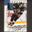 CHRIS PHILLIPS - 1997-98 Be A Player Rookie AUTOGRAPH - Ottowa Senators