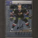 JEFF SHANTZ - 1997-98 Be A Player Die Cut AUTOGRAPH - Blackhawks, Flames & Avalanche