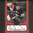 YANIC PERREAULT - 1997-98 SP Authentic S.o.T. AUTOGRAPH - Kings, Maple Leafs, Canadiens & Blackhawks