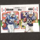 ERIC DICKERSON & JOSEPH ADDAI 2010 Topps Gridiron Lineage Rookie - Indianapolis Colts