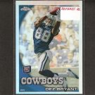 DEZ BRYANT - 2010 Topps Chrome Rookie Card RC - Dallas Cowboys & Oklahoma State