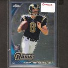 SAM BRADFORD - 2010 Topps Chrome Rookie Card - St. Louis Rams & Oklahoma Sooners