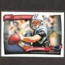 JIMMY CLAUSEN - 2010 Topps Peak Performance Rookie - Carolina Panthers & Notre Dame