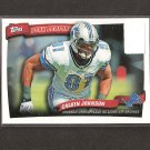 CALVIN JOHNSON - 2010 Topps Peak Performance - Lions & Georgia Tech Yellowjackets