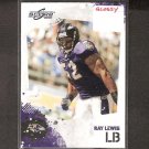 RAY LEWIS - 2010 Score GLOSSY Parallel - Ravens & Miami Hurricanes