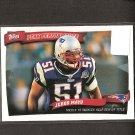 JEROD MAYO - 2010 Topps Peak Performance - Patriots & Tennessee Volunteers