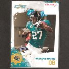 RASHEAN MATHIS - 2010 Score GLOSSY Parallel - Jaguars & Bethune-Cookman