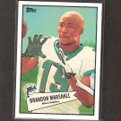 BRANDON MARSHALL - 2010 Topps 52 Bowman - NY Jets, Dolphins & Central Florida