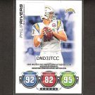 PHILIP RIVERS - 2010 Topps Attax - Chargers & North Carolina State Wolfpack