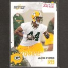 JAMES STARKS - 2010 Score GLOSSY Rookie Parallel - Packers & University of Buffalo