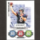 MATT SCHAUB - 2010 Topps Attax - Texans & Virginia Cavaliers