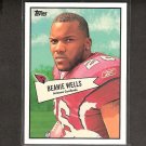 BEANIE WELLS - 2010 Topps 52 Bowman - Cardinals & Ohio State Buckeyes