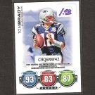 TOM BRADY 2010 Topps Attax - New England Patriots & Michigan Wolverines TOM BRADY 2010 Topps Attax - New England Patriots & Michigan Wolverines