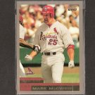 MARK McGWIRE 2000 Topps OVERSIZE - Box Topper - Cardinals and A's MARK McGWIRE 2000 Topps OVERSIZE - Box Topper - Cardinals and A's