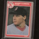 ROGER CLEMENS - 1985 Fleer ROOKIE - Red Sox & Yankees