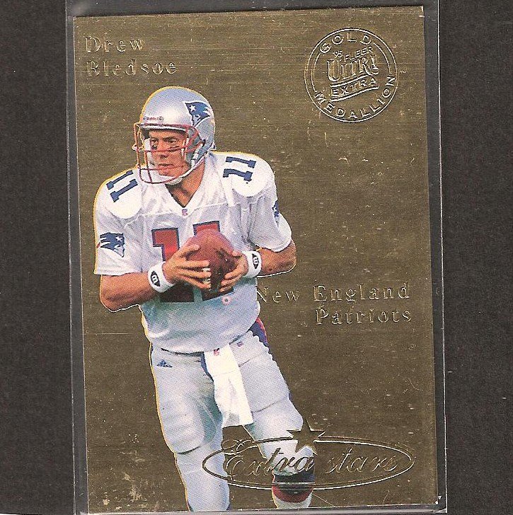 DREW BLEDSOE 1996 Ultra Gold Medallion - Cowboys, Patriots & Washington ...