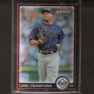 CARL CRAWFORD - 2010 Bowman Chrome REFRACTOR - Dodgers, Red Sox & Rays