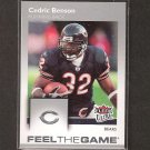 CEDRIC BENSON 2007 Ultra Feel the Game - Bears, Bengals & Texas Longhorns
