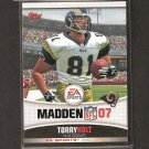 TORRY HOLT 2006 Topps Madden EA Sports - Rams & NC State Wolfpack TORRY HOLT 2006 Topps Madden EA Sports - Rams & NC State Wolfpack