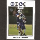 JACOB TAMME - 2008 Topps Rookie - Colts & Kentucky Wildcats
