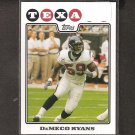 DeMECO RYANS - 2008 Topps Rookie - Texans & Alabama Crimson Tide