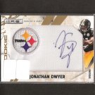 JONATHAN DWYER - 2010 Leaf Rookies & Stars Autograph RC - Steelers & Georgia Tech Yellowjackets