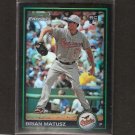 BRIAN MATUSZ - 2010 Bowman Chrome Refractor RC - Orioles & University of San Diego