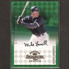 MIKE LOWELL - 1998 Donruss Signature ROOKIE AUTOGRAPH Millenium Marks - Boston Red Sox