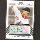 CLAY BUCHHOLZ - 2008 Topps Moments & Milestones ROOKIE AUTOGRAPH - Red Sox
