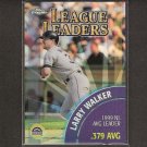 LARRY WALKER & NOMAR GARCIAPARRA 2000 Topps Chrome League Leaders Refractor - Rockies & Red Sox LARRY WALKER & NOMAR GARCIAPARRA 2000 Topps Chrome League Leaders Refractor - Rockies & Red Sox