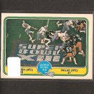 ROGER STAUBACH & TONY DORSETT - 1981 Fleer Team Action Football Super Bowl XIII - Dallas Cowboys ROGER STAUBACH & TONY DORSETT - 1981 Fleer Team Action Football Super Bowl XIII - Dallas Cowboys
